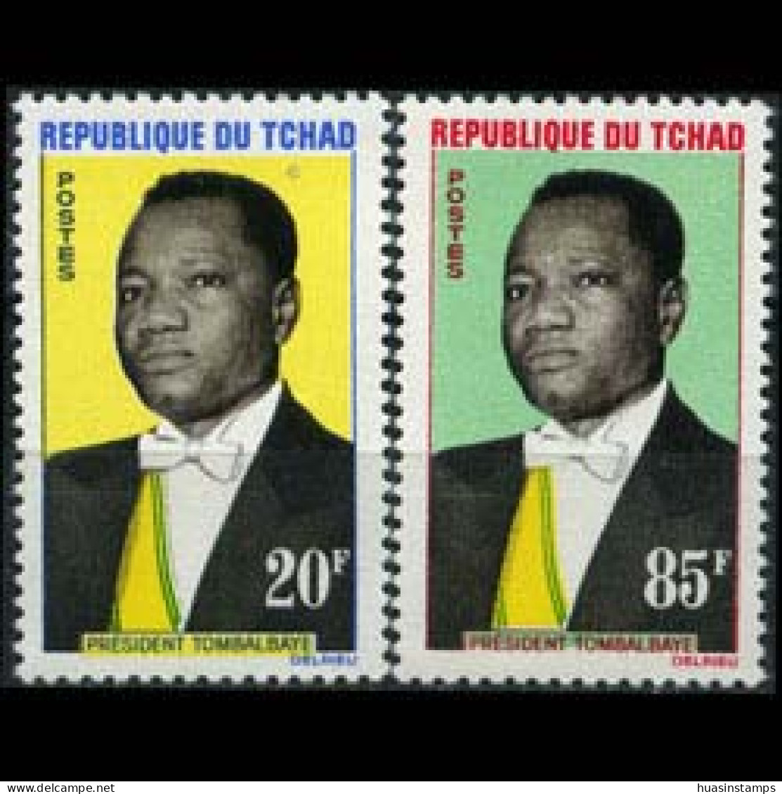 CHAD 1963 - Scott# 86-7 Pres.Tombalbaye Set Of 2 MNH - Tchad (1960-...)