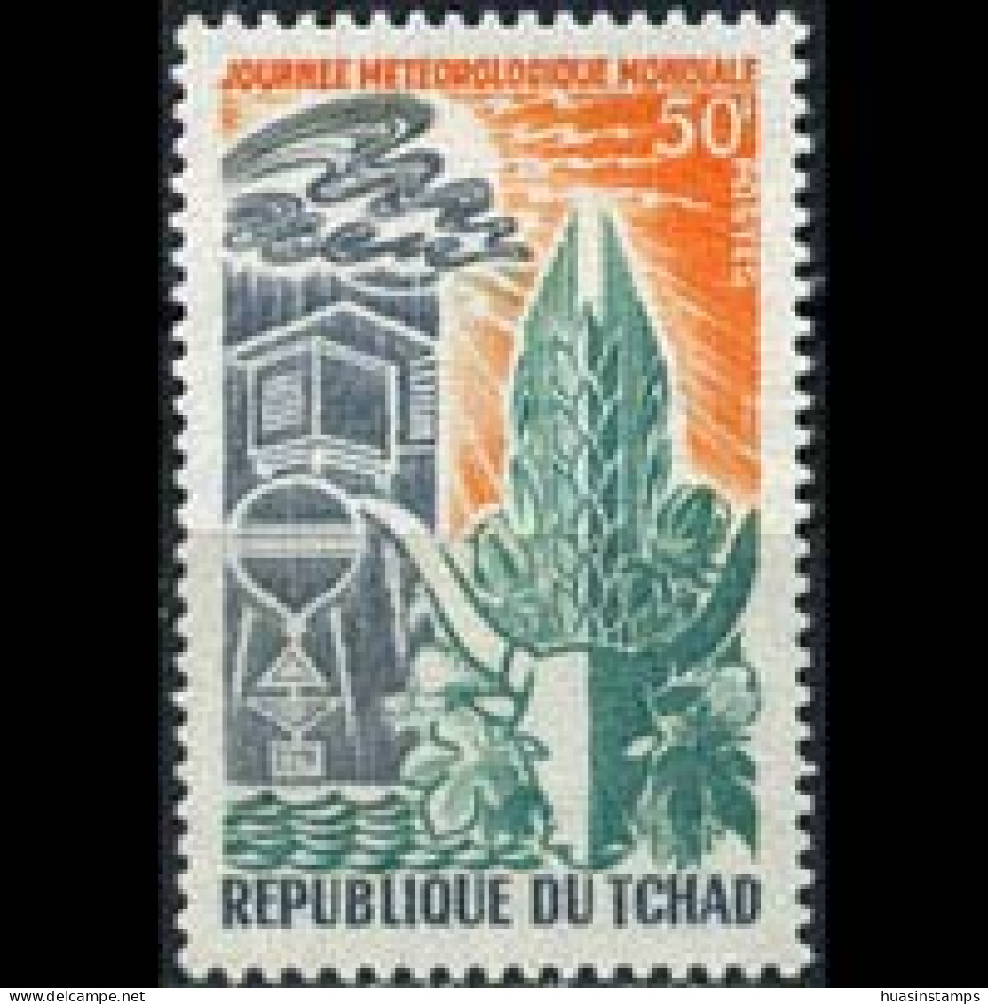 CHAD 1970 - Scott# 227 World Meteo Day Set Of 1 MNH - Tchad (1960-...)