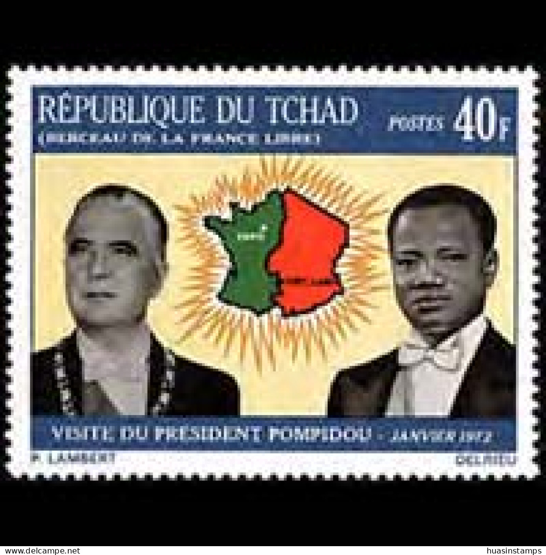 CHAD 1972 - Scott# 245 Presidents Set Of 1 MNH - Tchad (1960-...)