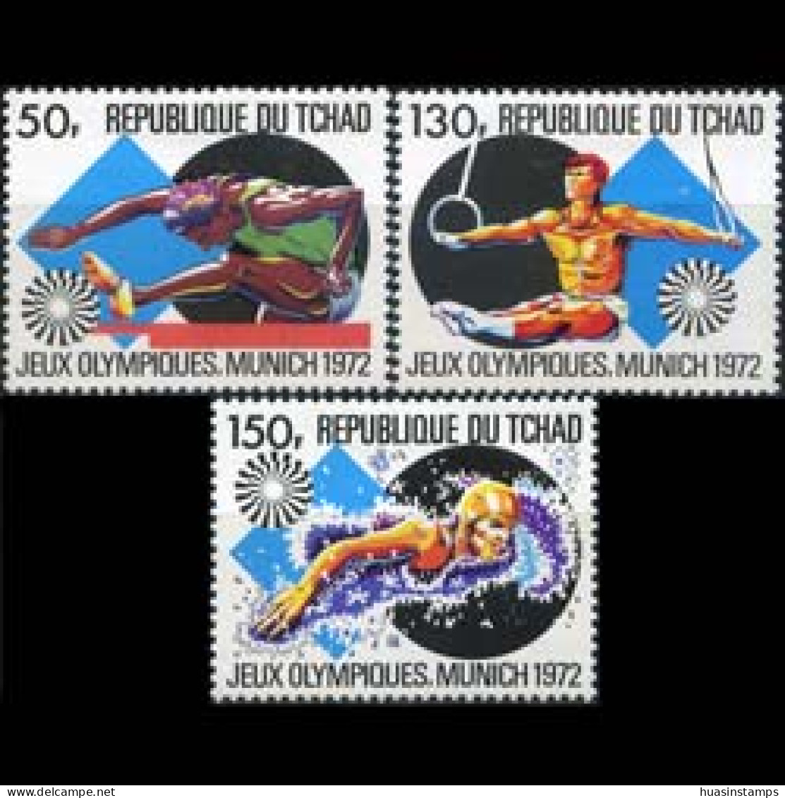 CHAD 1972 - Scott# 260-2 Olympics Set Of 3 MNH - Tchad (1960-...)