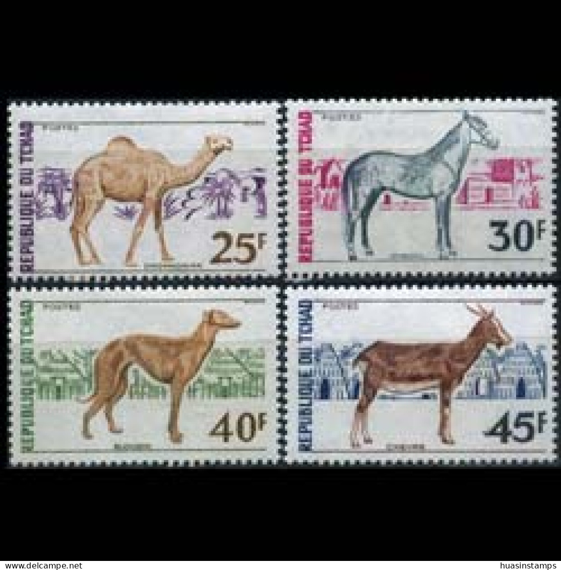 CHAD 1972 - Scott# 271-4 Domestic Animals Set Of 4 MNH - Tchad (1960-...)