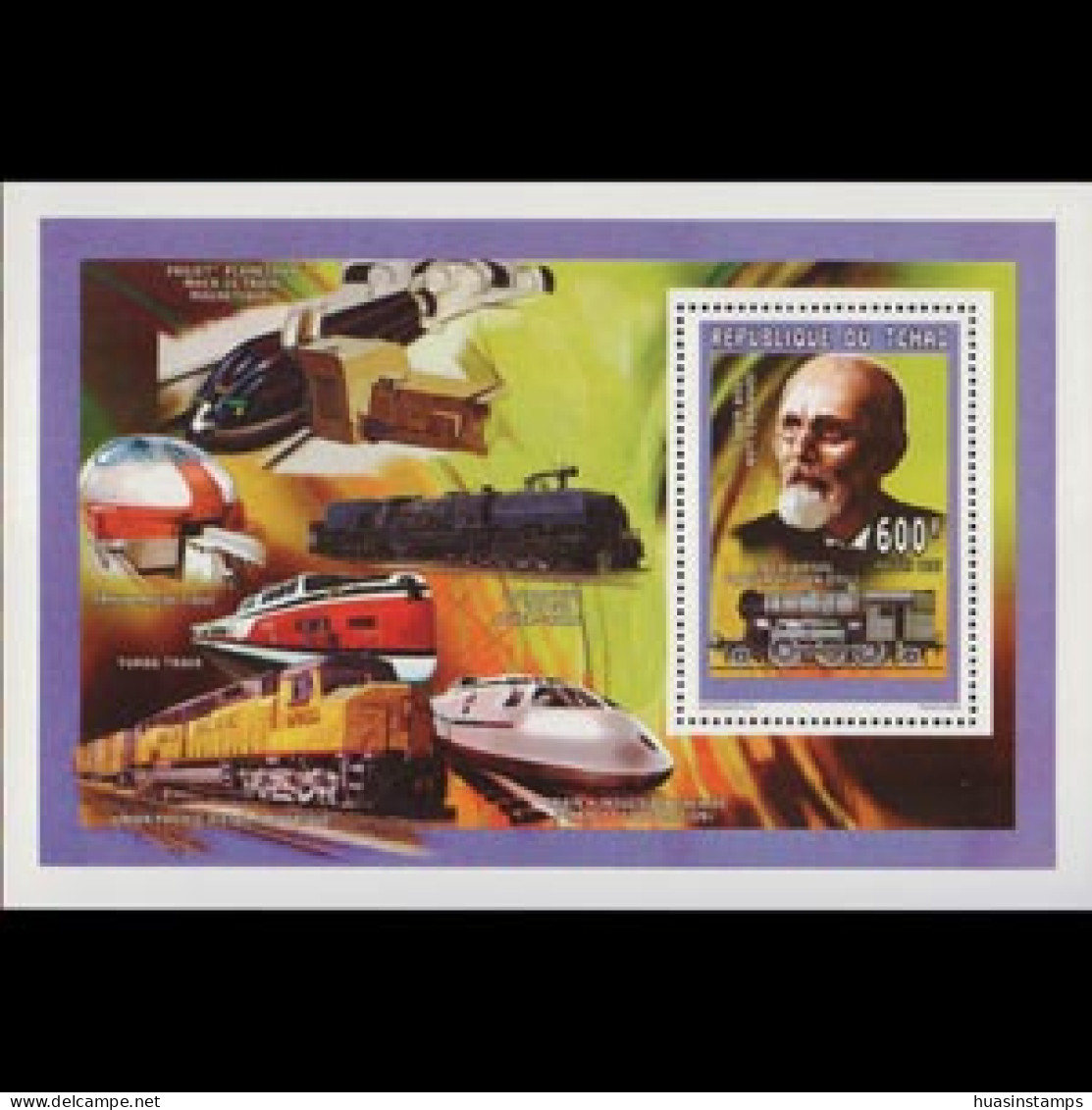 CHAD 1998 - Scott# 733A S/S Nobel Prize-Waals MNH - Tchad (1960-...)