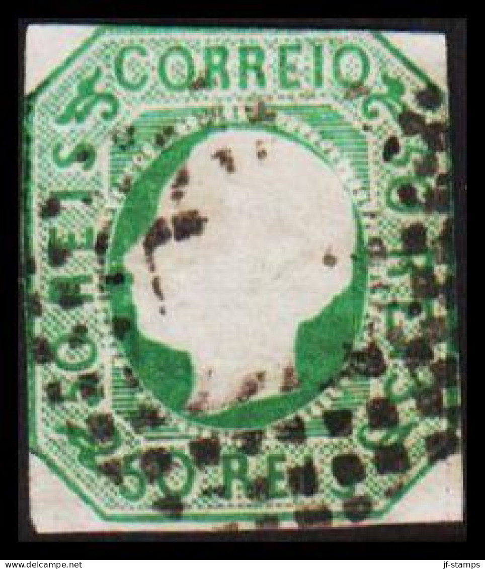 1862. PORTUGAL. Luis I. 50 REIS. (Michel 15) - JF534873 - Used Stamps