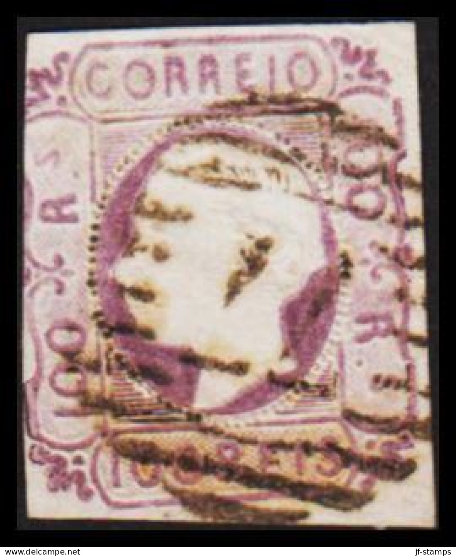 1862. PORTUGAL. Luis I. 100 REIS. (Michel 16) - JF534874 - Oblitérés