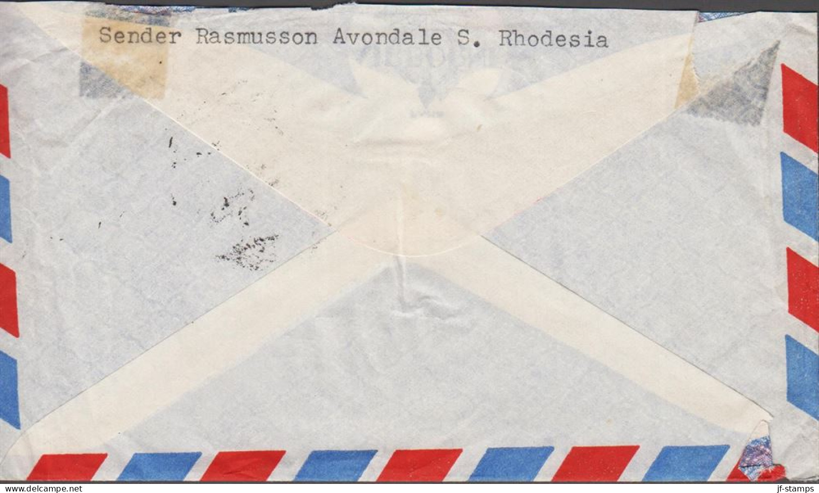 1954. SOUTHERN RHODESIA. 3 D VICTORIA FALLS + 4D + 8 D Georg VI Cancelled UMTALI 7MAY 51 S. R... (Michel 31+) - JF535068 - Southern Rhodesia (...-1964)
