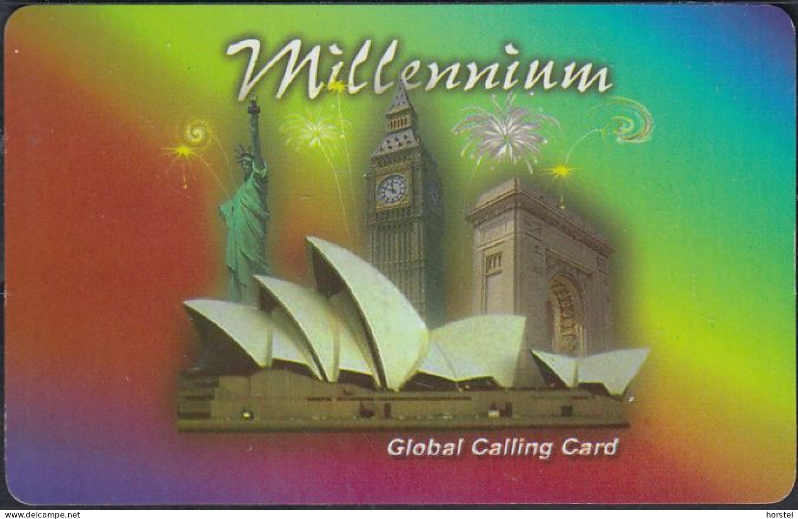 Norway - PPC07II-02 Prepaid Card - Millennium - Buildings - Global Calling Card - Sydney - New York - London - Norvège