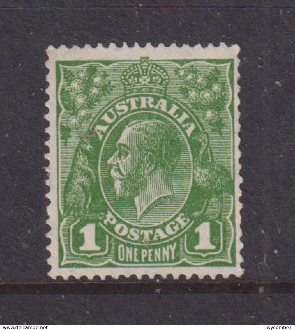 AUSTRALIA - 1926-30 George V 1d Watermark Multiple Crown Over A Perf 131/2x121/2 Die II  Hinged Mint - Ongebruikt