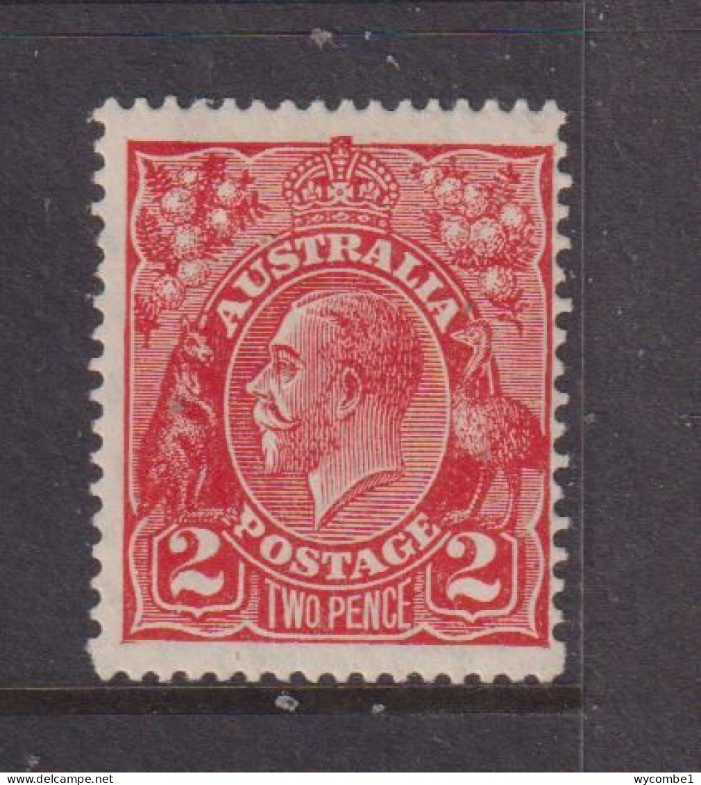 AUSTRALIA - 1926-30 George V 2d Watermark Multiple Crown Over A Perf 131/2x121/2 Die II  Hinged Mint - Neufs