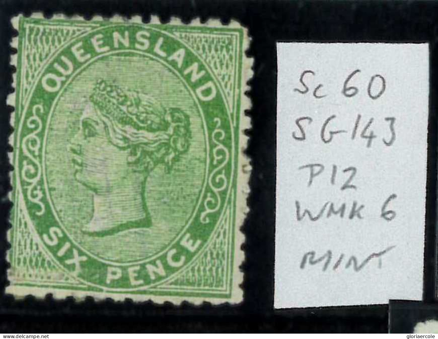Aa5621a - Australia QUEENSLAND - STAMP - SG # 143 - Mint Lightly Hinged MLH - Mint Stamps