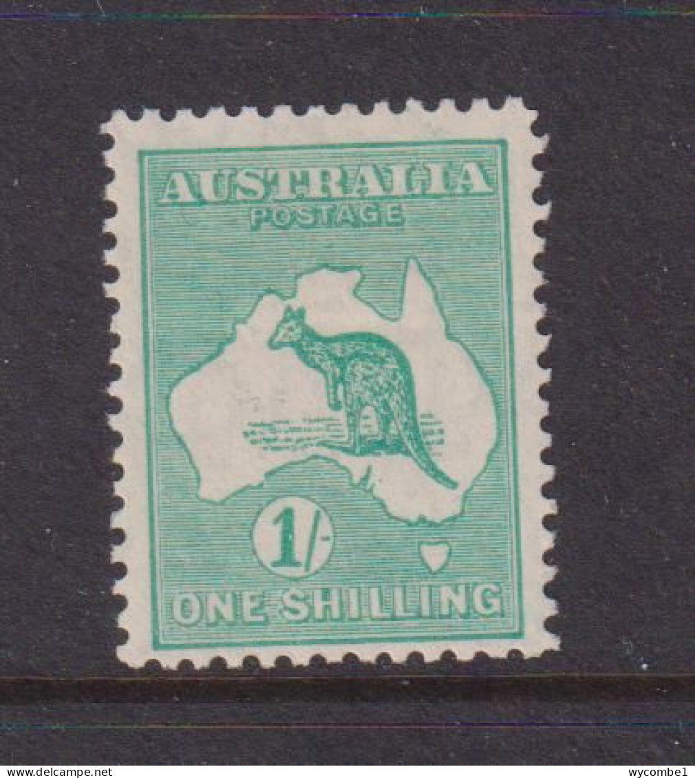 AUSTRALIA - 1929-30 Kangaroo 1s Watermark Multiple Crown Over A  Hinged Mint - Nuevos