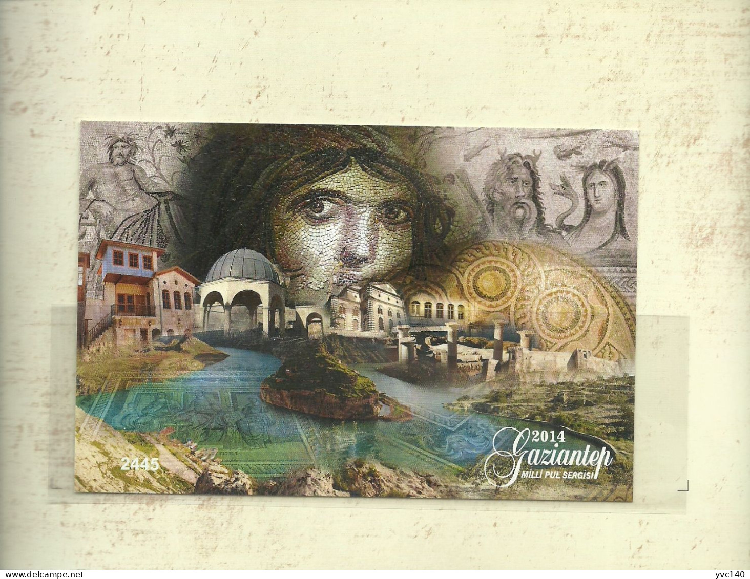 Turkey; 2014 National Stamp Exhibition, Gaziantep "Special Portfolio" - Postal Stationery