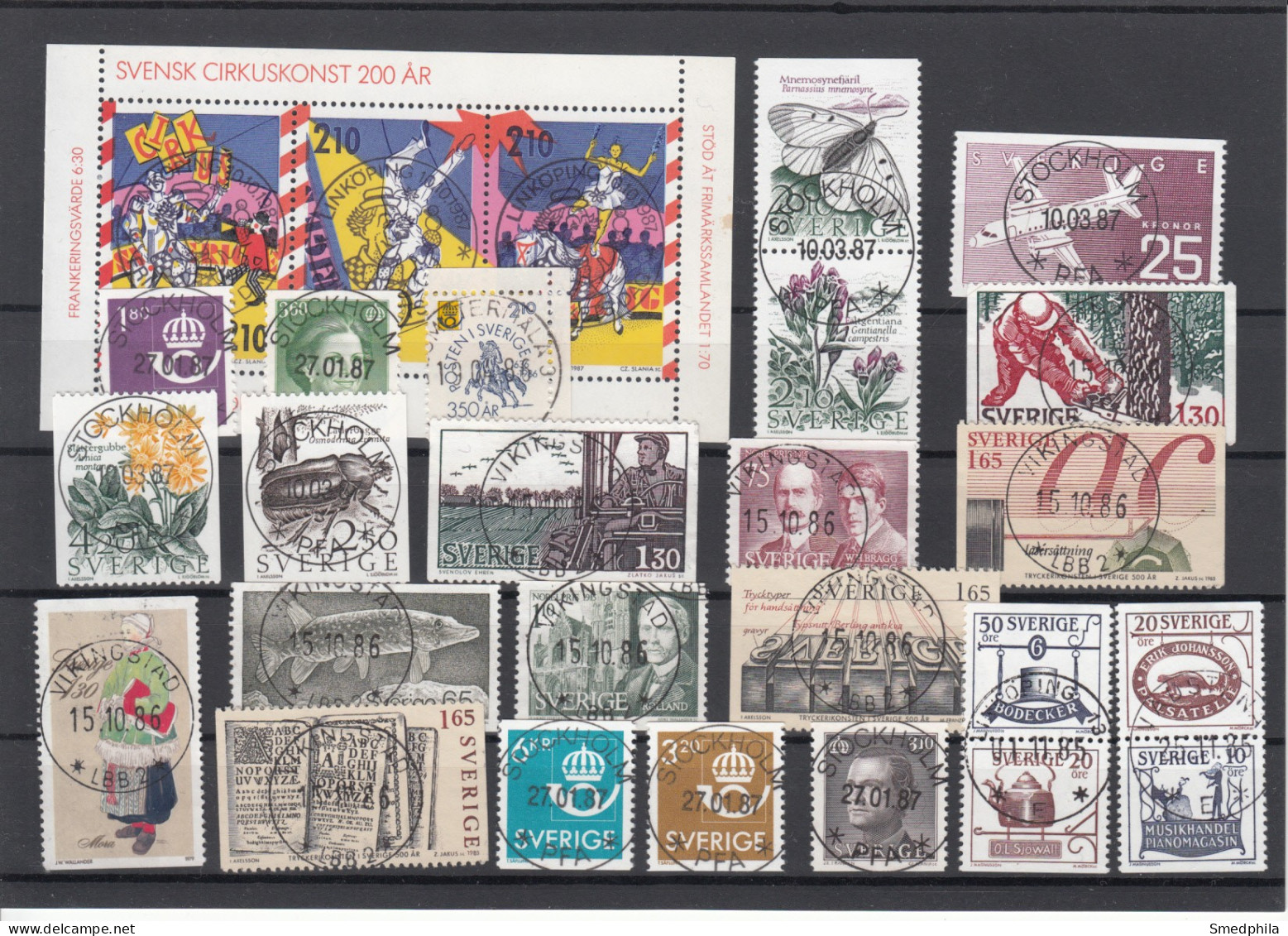 Sweden - Lot With Nice Cancellations - Colecciones