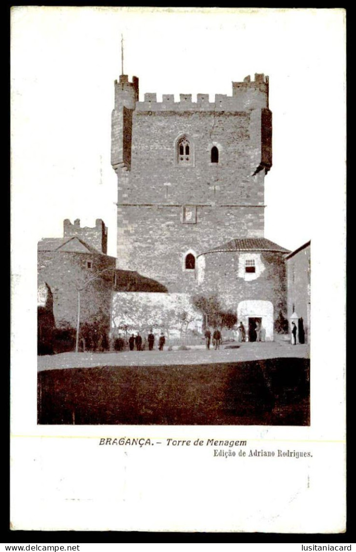 BRAGANÇA - Torre De Menagem. ( Ed. De Adriano Rodrigues/ Typ.«A Editora») Carte Postale - Bragança