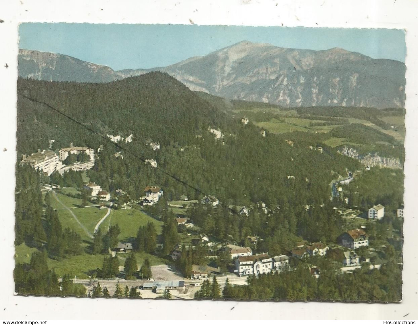 Cp, AUTRICHE, Höhenluftkurort SEMMERING, N.-Oe. Grand-hotel Panhans Und Villenviertel Geg. Schneeberg, 2075 M, Vierge - Semmering