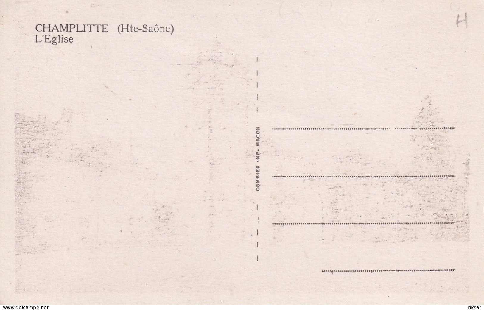 CHAMPLITTE - Champlitte