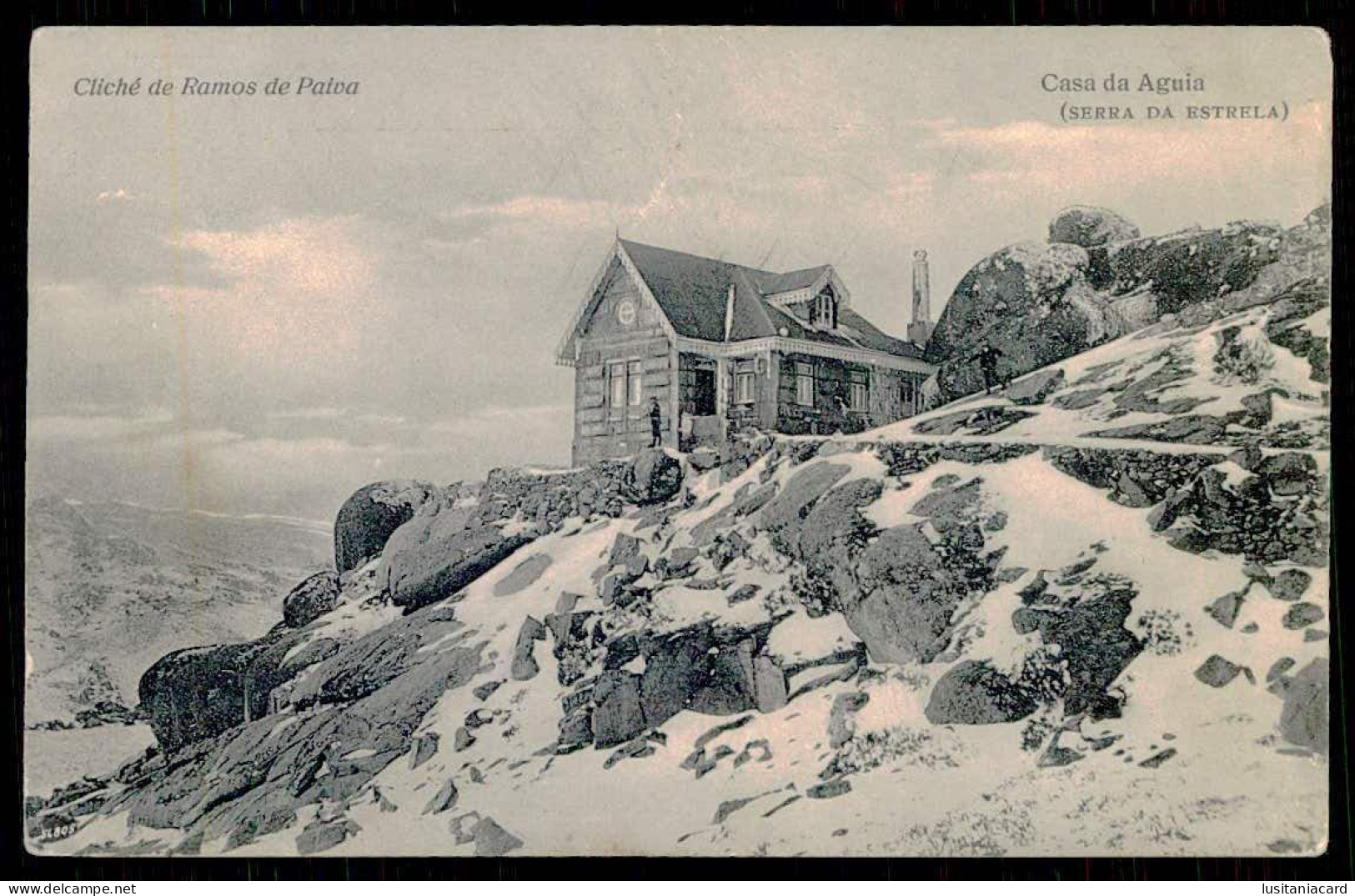 SERRA DA ESTRELA - Casa Da Aguia. (Ed. Da Havaneza Central /Cliché De Ramos De Paiva) Carte Postale - Guarda