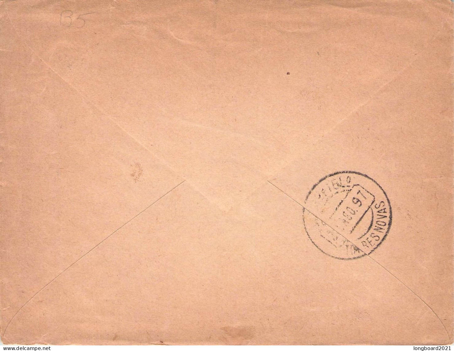 PORTUGAL - ENVELOPE 25 REIS (1897) Mi U5 / *1005 - Ganzsachen