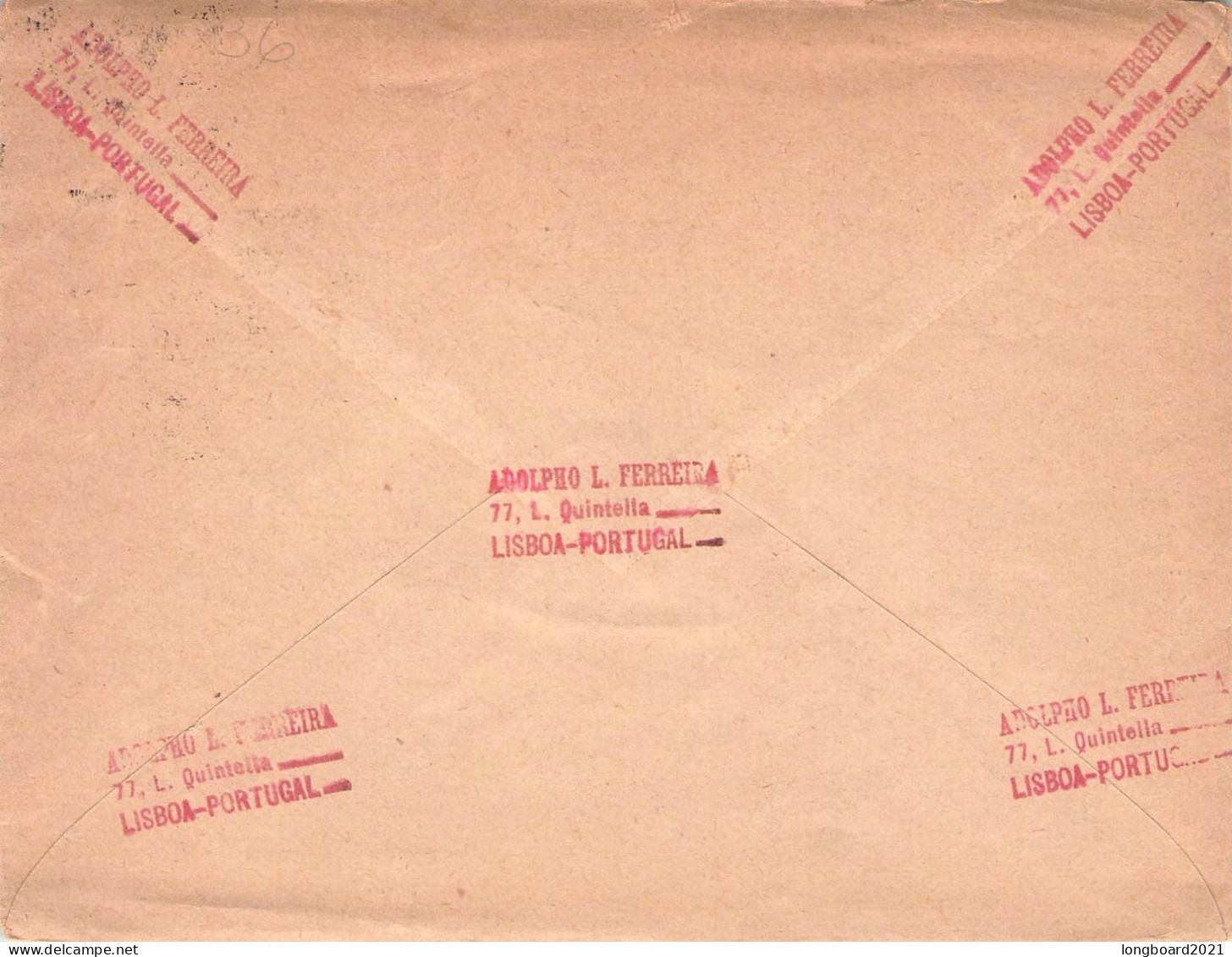 PORTUGAL - ENVELOPE 50 REIS Mi U6 / *1006 - Postal Stationery