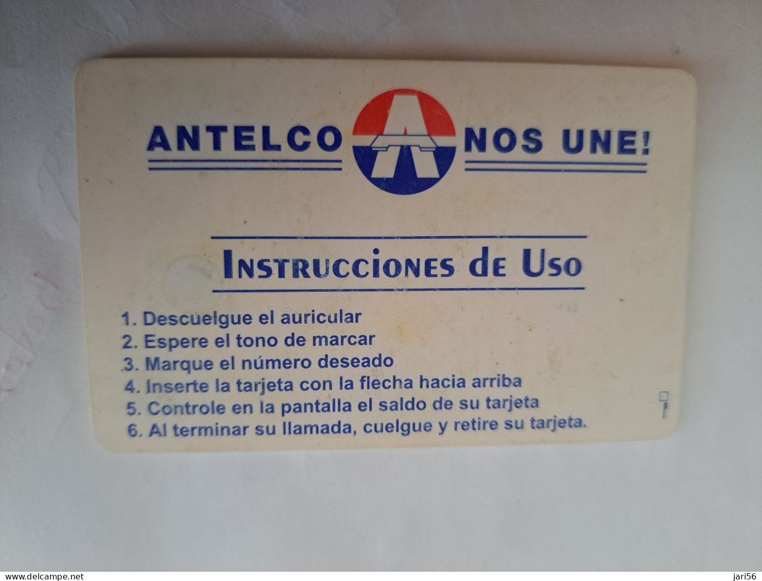 PARAGUAY  30 IMPULSOS RED / INSTRUCTIONS DE USO    Fine Used Card  ** 14228** - Paraguay