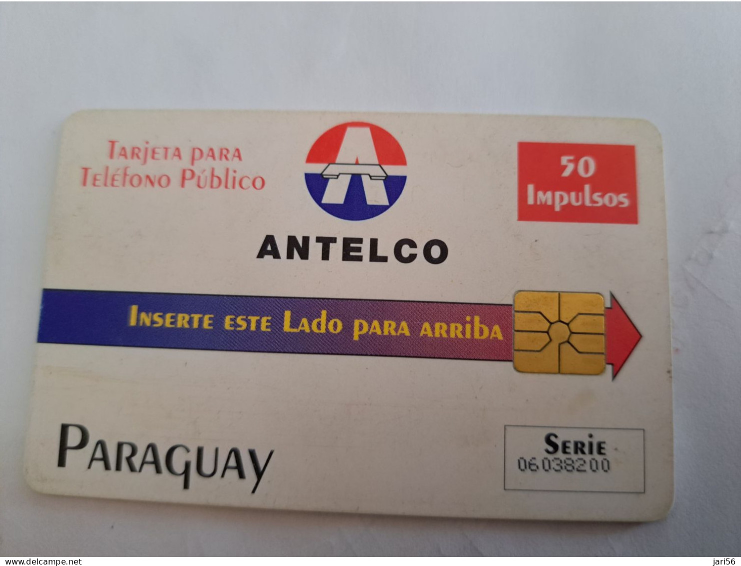 PARAGUAY  50 IMPULSOS RED / INSTRUCTIONS DE USO    Fine Used Card  ** 14229** - Paraguay