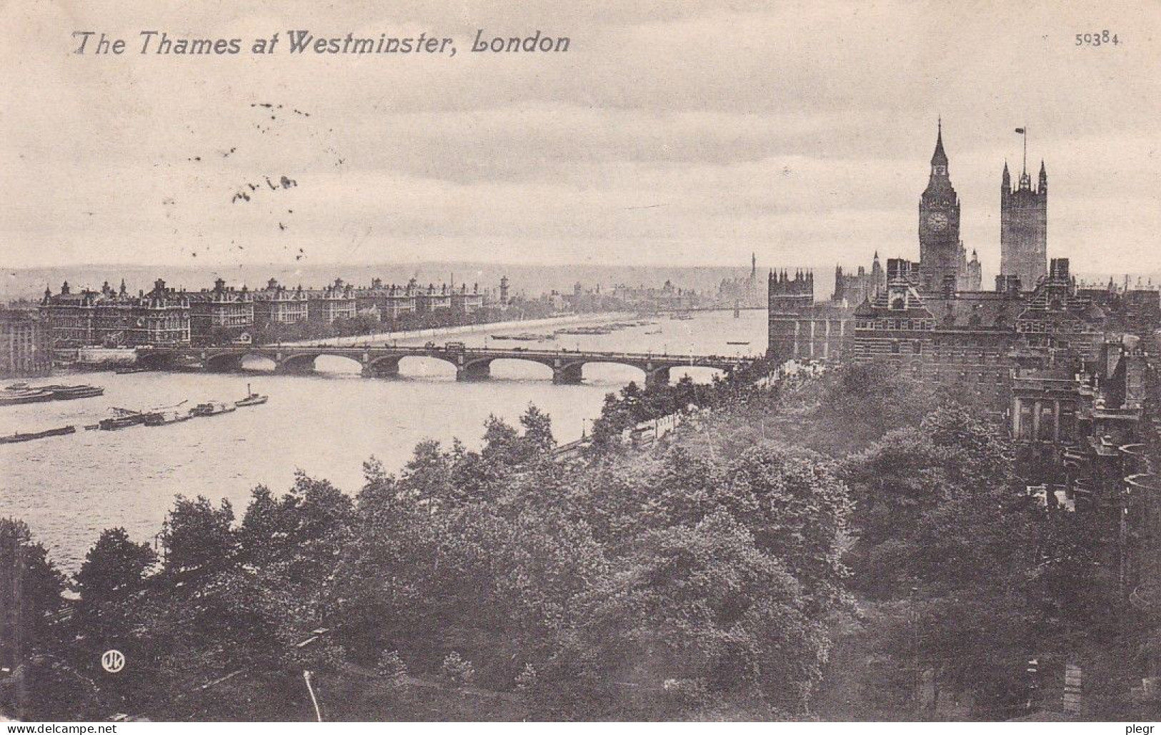 0-GBR01 01 89 - LONDON / LONDRES - THE THAMES AT WESTMINSTER - Westminster Abbey