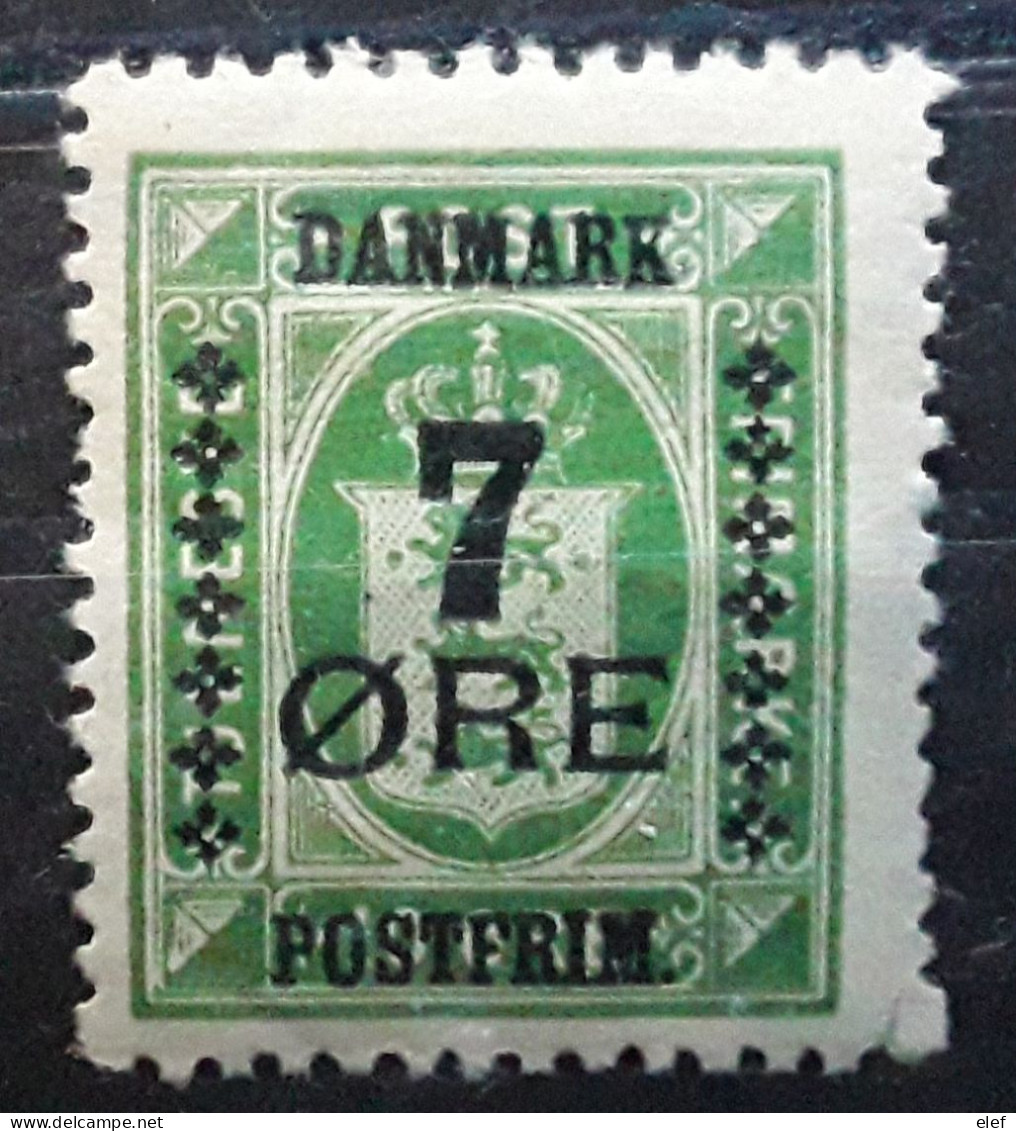 DANMARK DANEMARK 1926, Timbre De Service Surchargé Yvert No 178, 7 Ore Sur 10 O Vert Neuf ** MNH  BTB - Nuovi