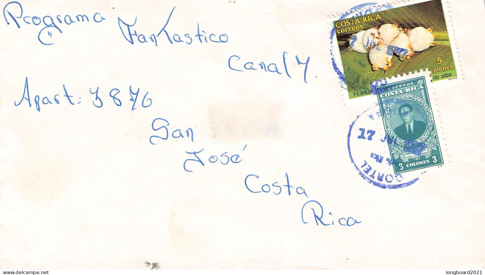 COSTA RICA - AIRMAIL 1987 SAN JOSÉ/ *1012 - Costa Rica