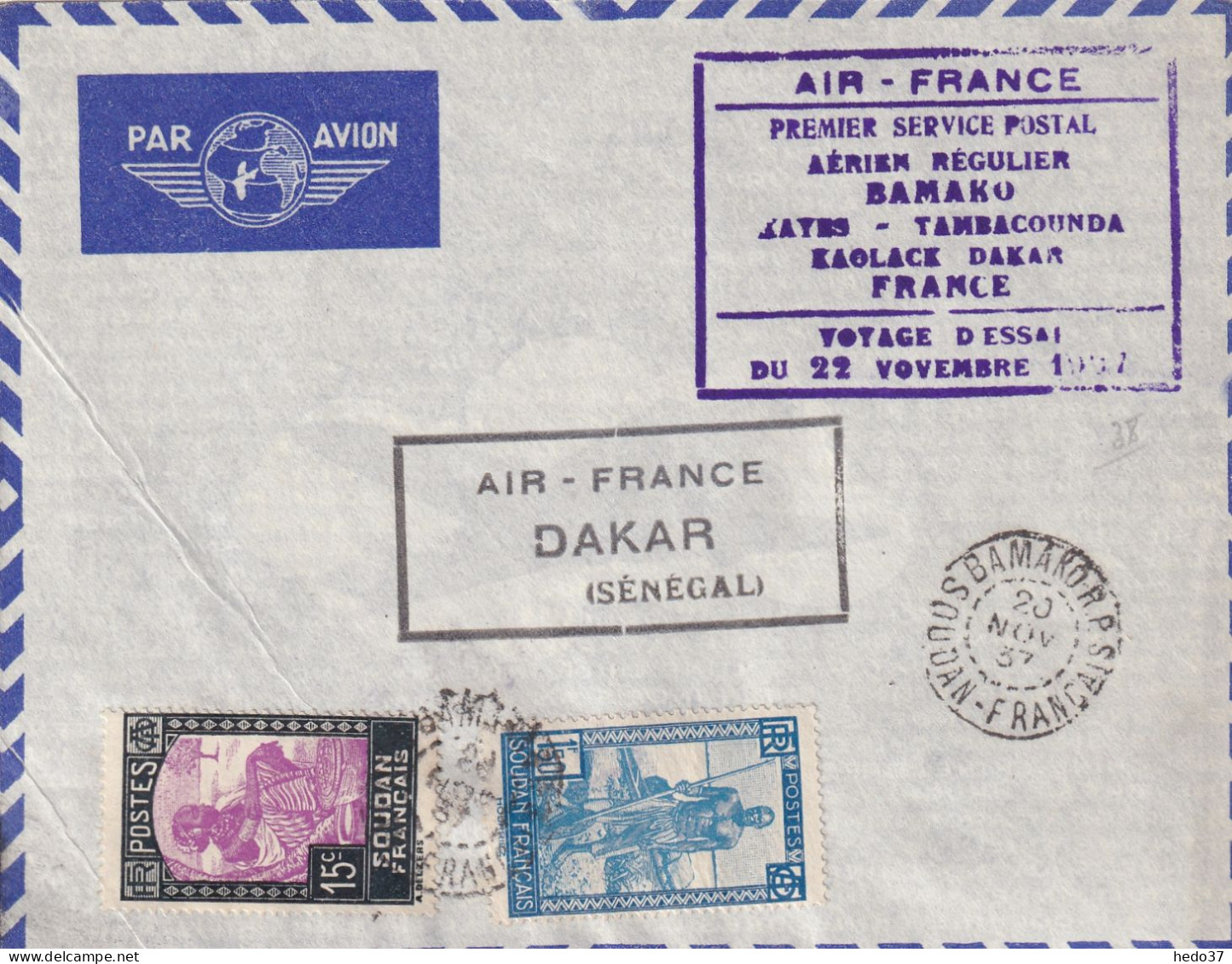 Soudan - Lettre - Storia Postale