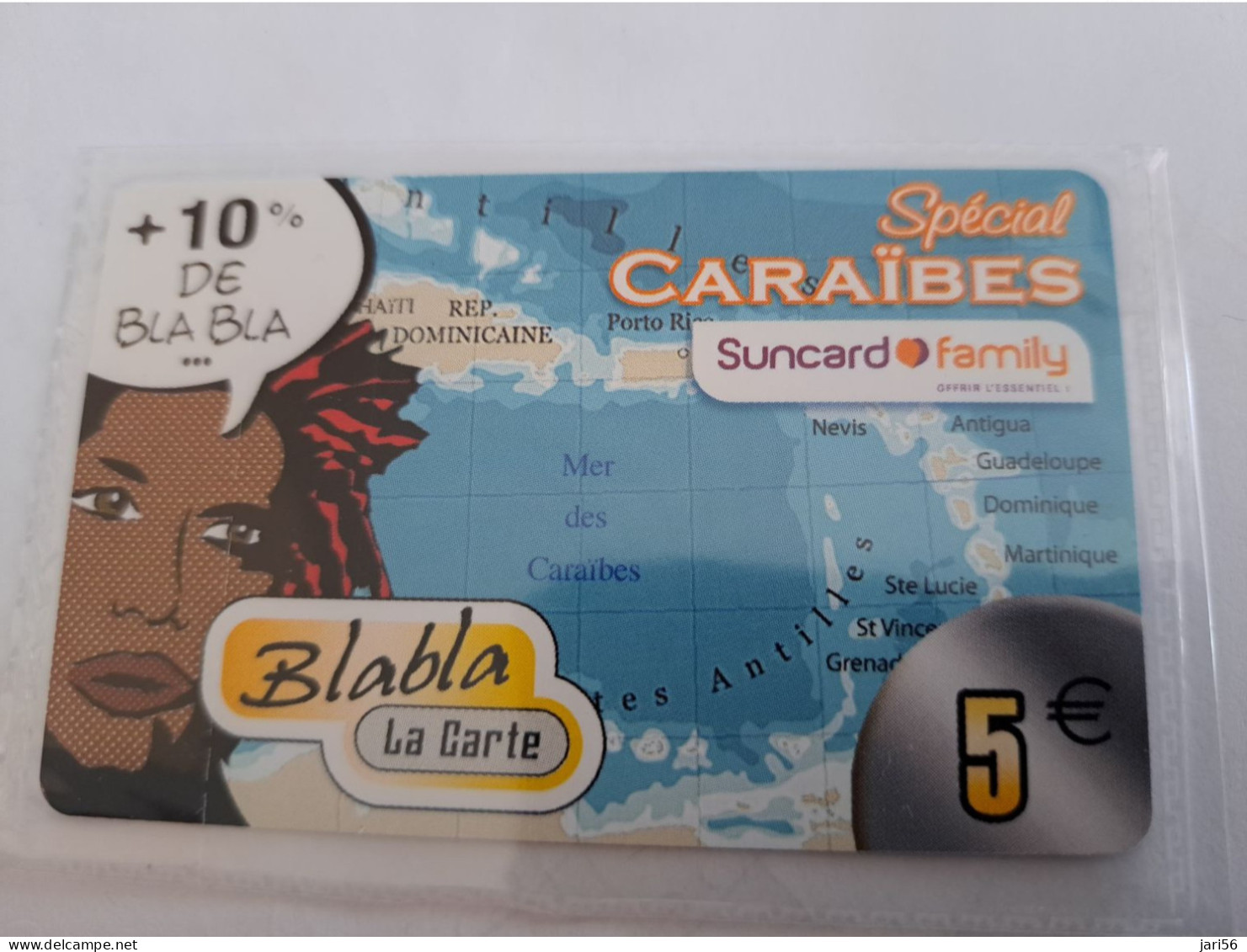 Caribbean Phonecard € 5,- St Martin French BLA BLA La CARTE/ SPECIAL CARAIBES /MINT NO CLC 26 Tirage 15.000 ** 14244 ** - Antilles (French)