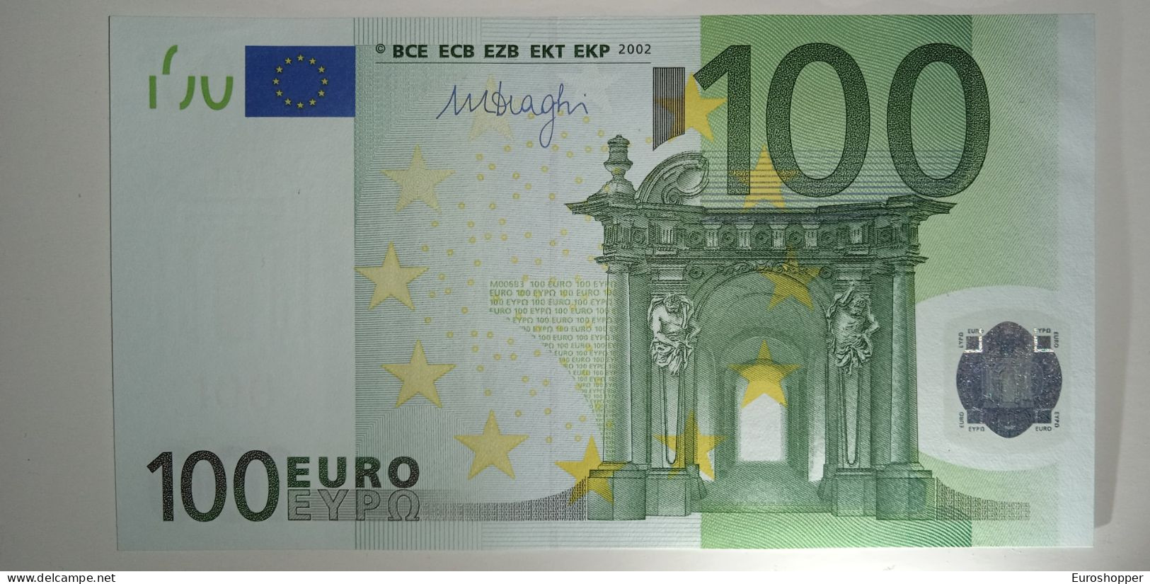 EURO-SPAIN 100 EURO (X) M006 Sign Draghi - 100 Euro