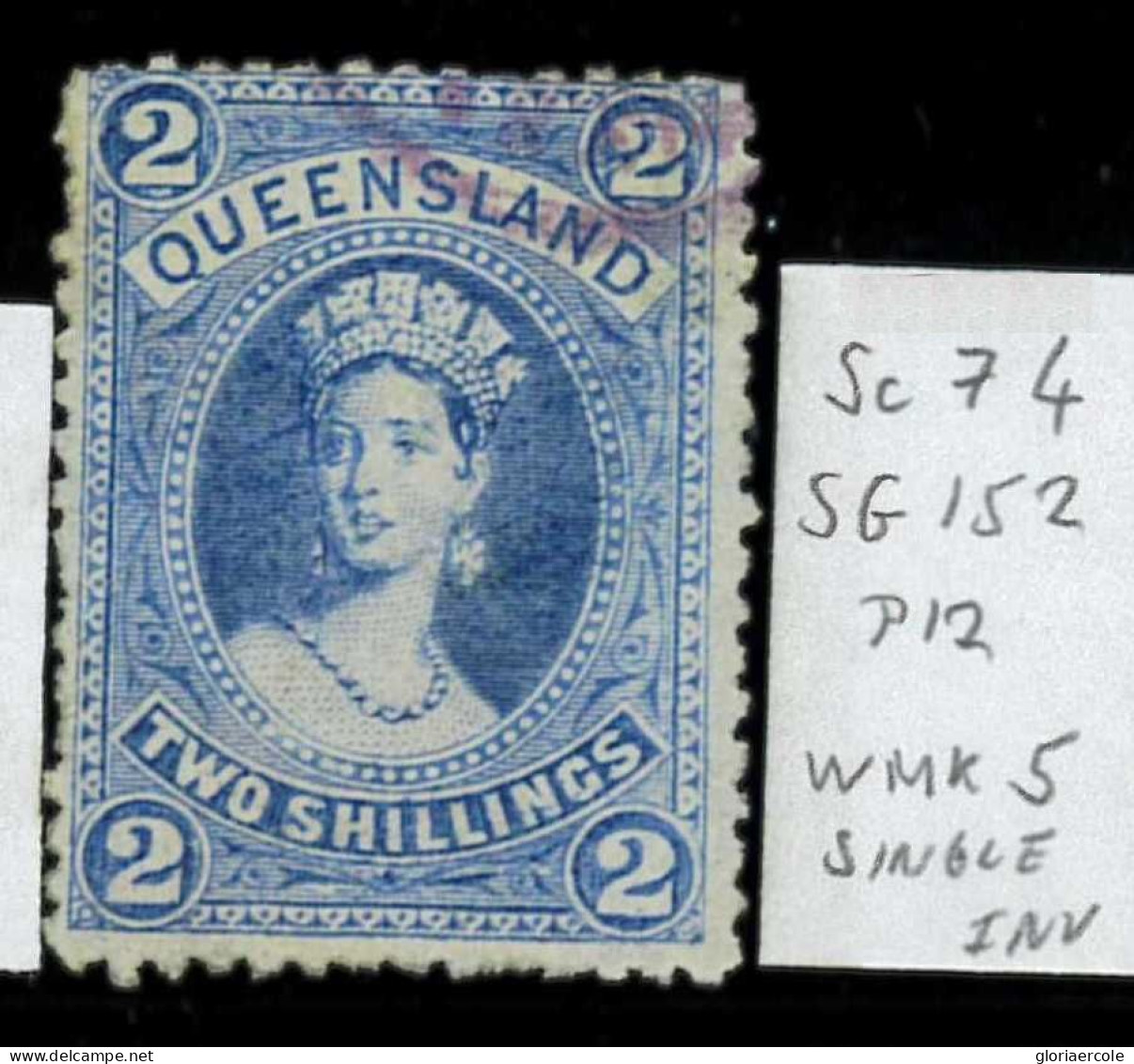 Aa5622b - Australia QUEENSLAND - STAMP - SG # 152 Watermark 5  - USED - Gebruikt