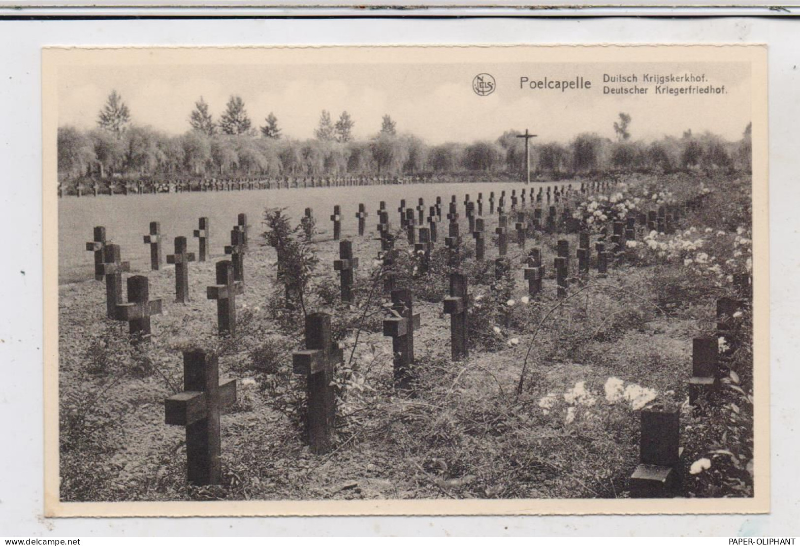 B 8920 LANGEMARK - POELCAPELLE, Duitsch Krijkskerkhof / Deutscher Kriegerfriedhof - Langemark-Poelkapelle