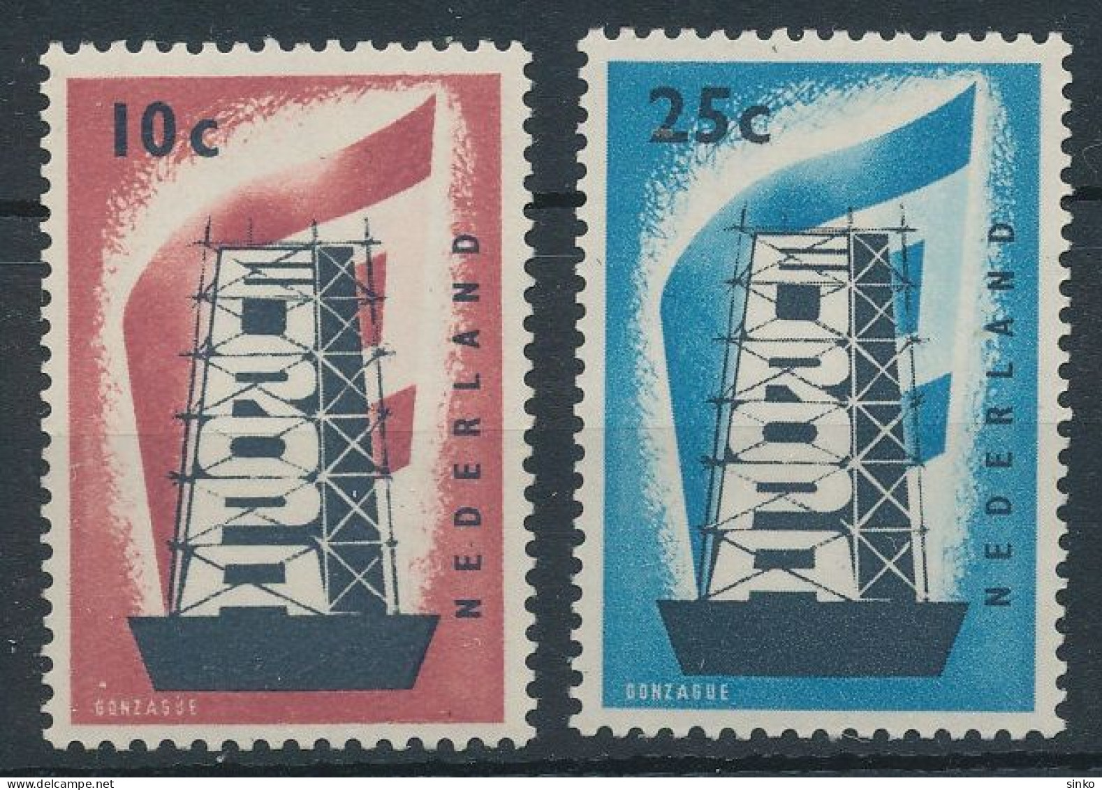 1956. Netherlands - EUROPA - 1956