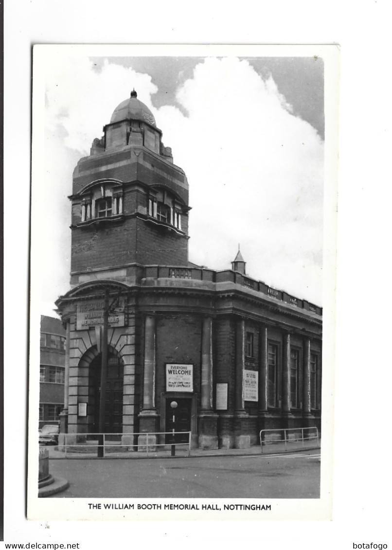 CPA   PHOTO , THE WILLIAM MEMORIAL HALL, NOTTINGHAM - Nottingham