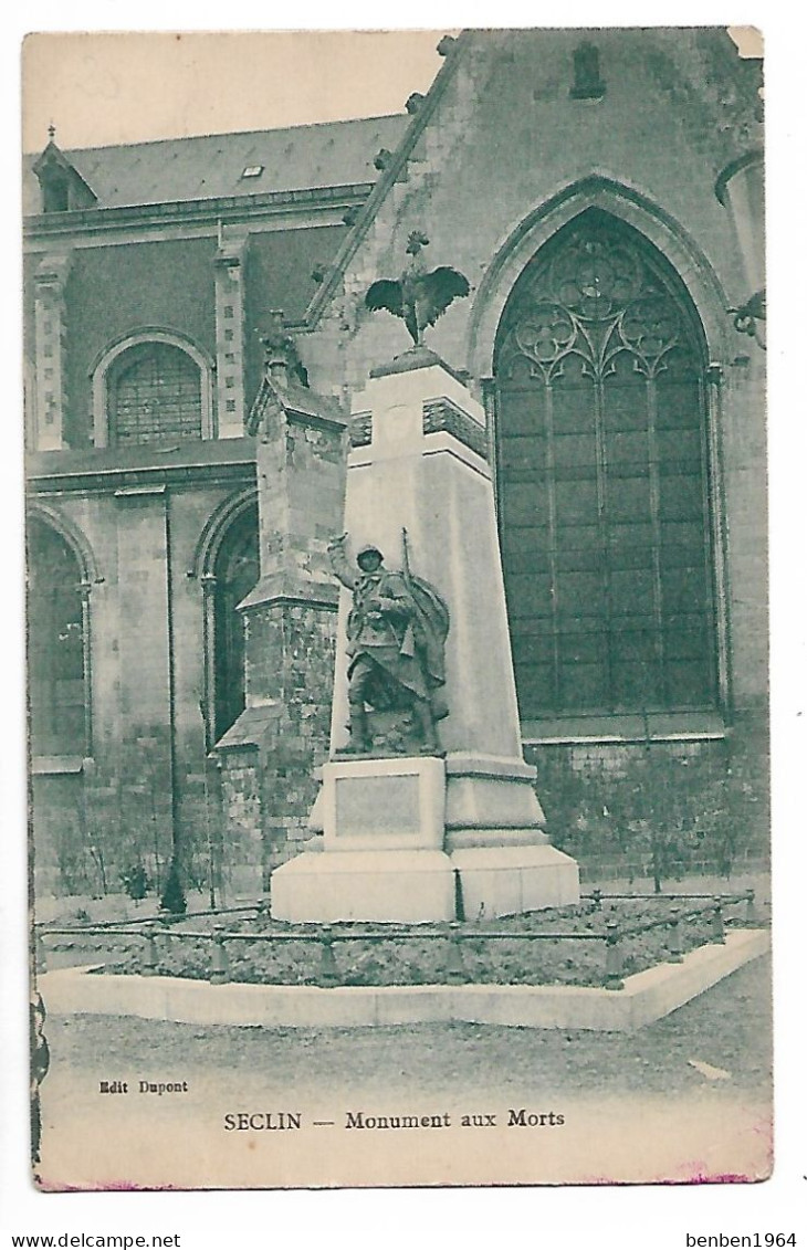 SECLIN   Monument Aux Morts - Seclin