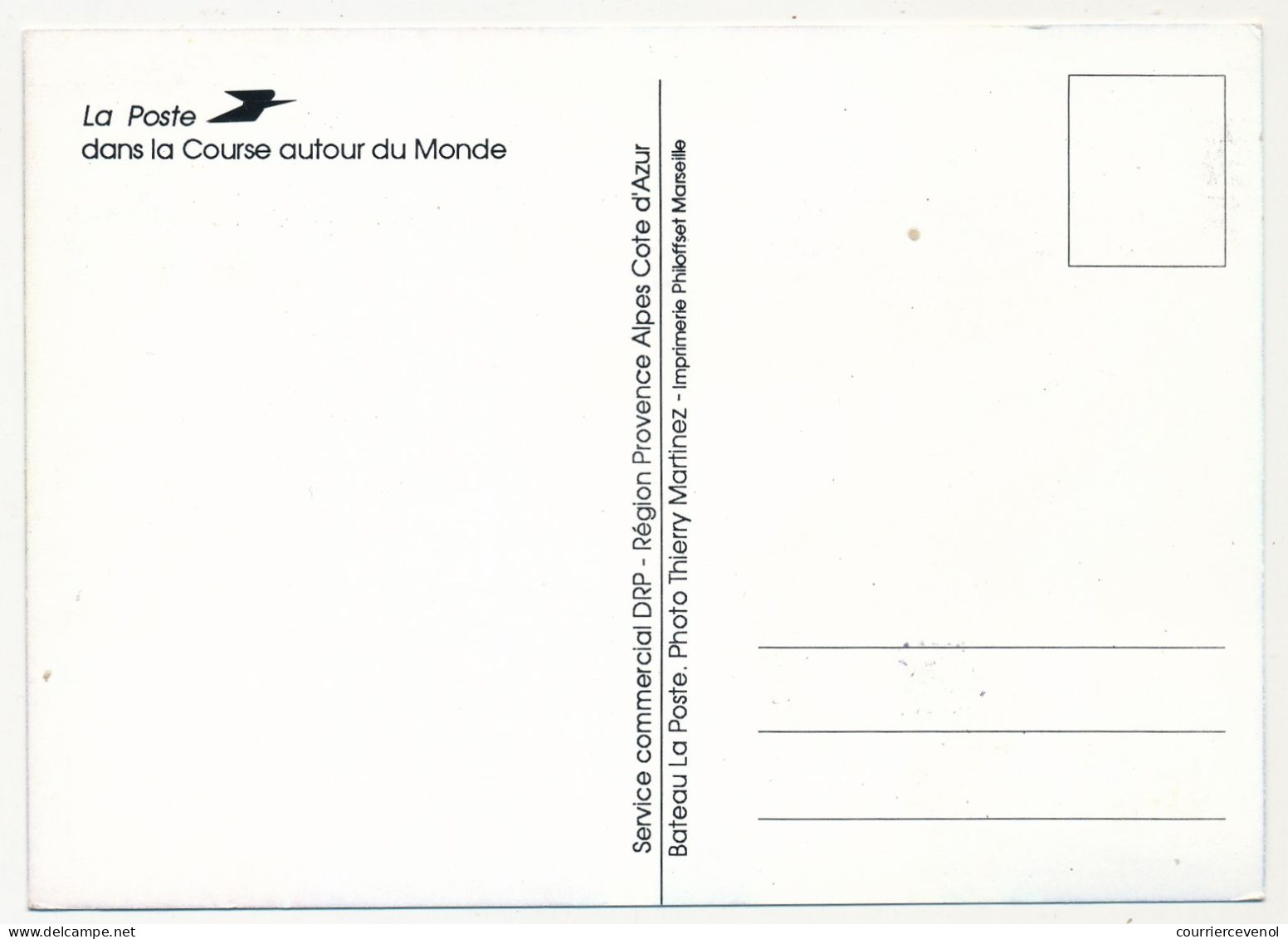 FRANCE - Carte Maximum - 2,30 Bateau La Poste - Obl Temp "Philatélie Toulon Liberté" 1990 - 1990-1999