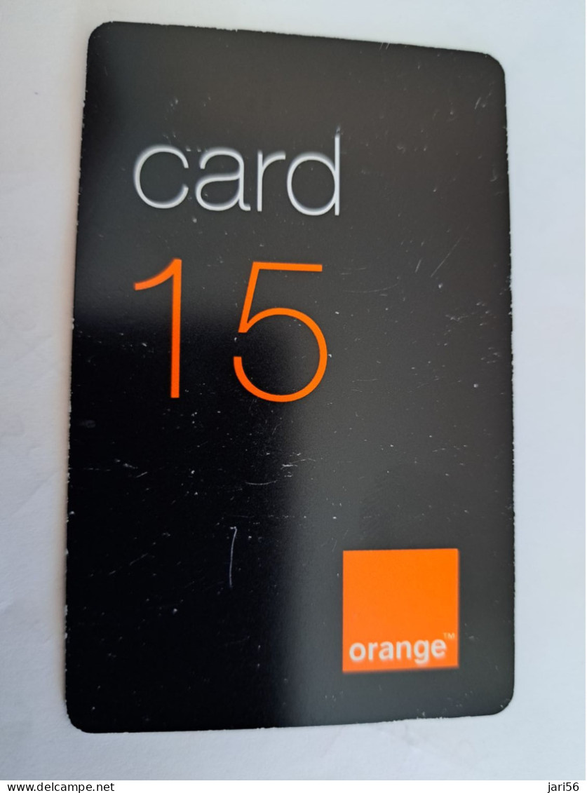 CARAIBES  / ORANGE / 15 UNITS /DATE 8/01  Fine USED  CARD   **14258 ** - Antille (Altri)