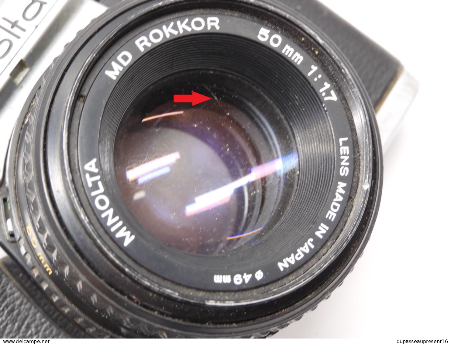 - APPAREIL PHOTO MINOLTA XD7 Objectif MD ROKKOR 50 mm 1: 17 JAPAN de grenier   E