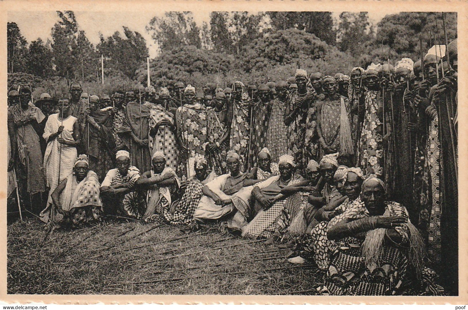 Urundi : Réunion De Chefs En Urundi - Ruanda-Urundi