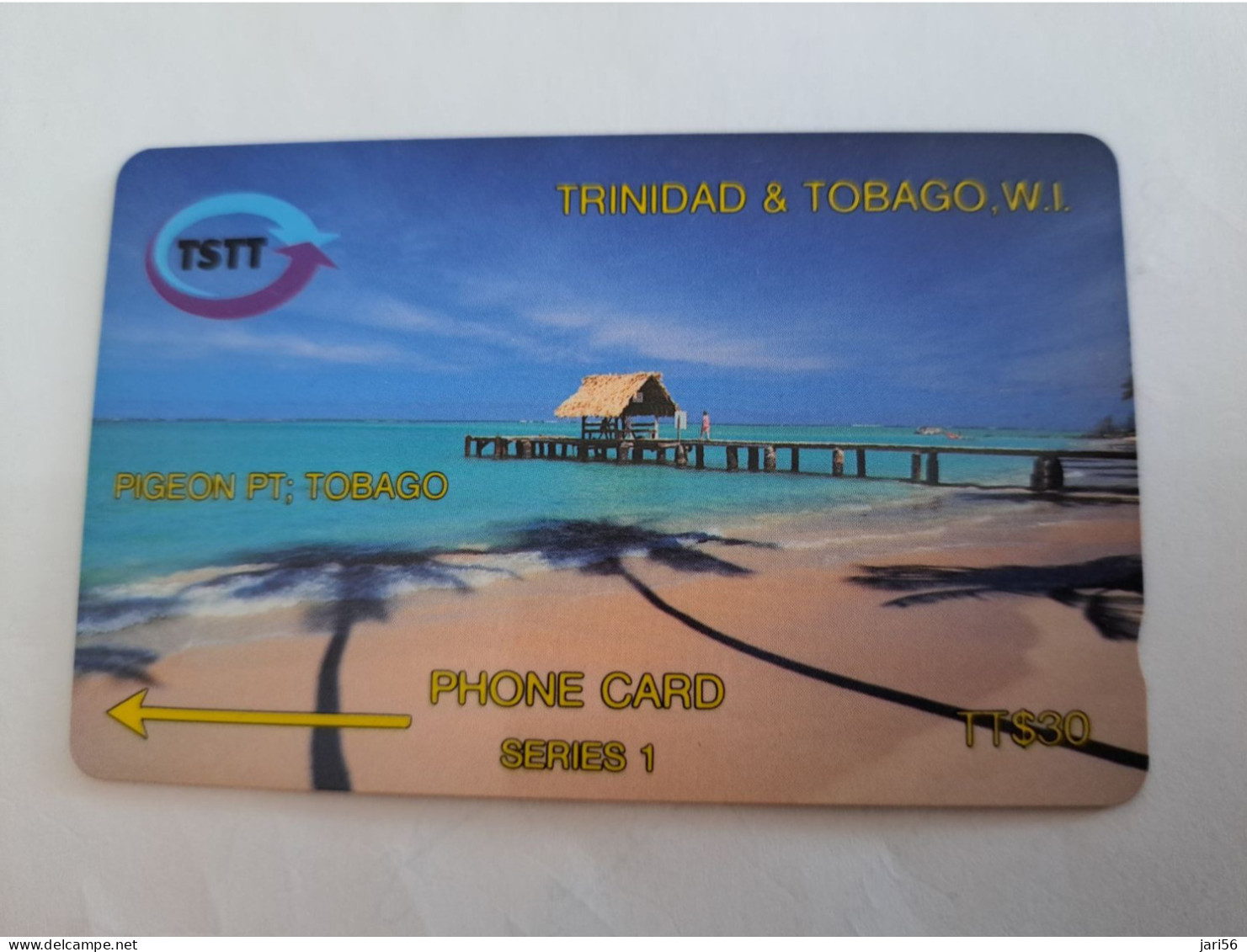 TRINIDAD & TOBAGO  GPT CARD    $30,-  3CCTB  PIGEON PT TOBAGO     Fine Used Card        ** 14263** - Trinité & Tobago