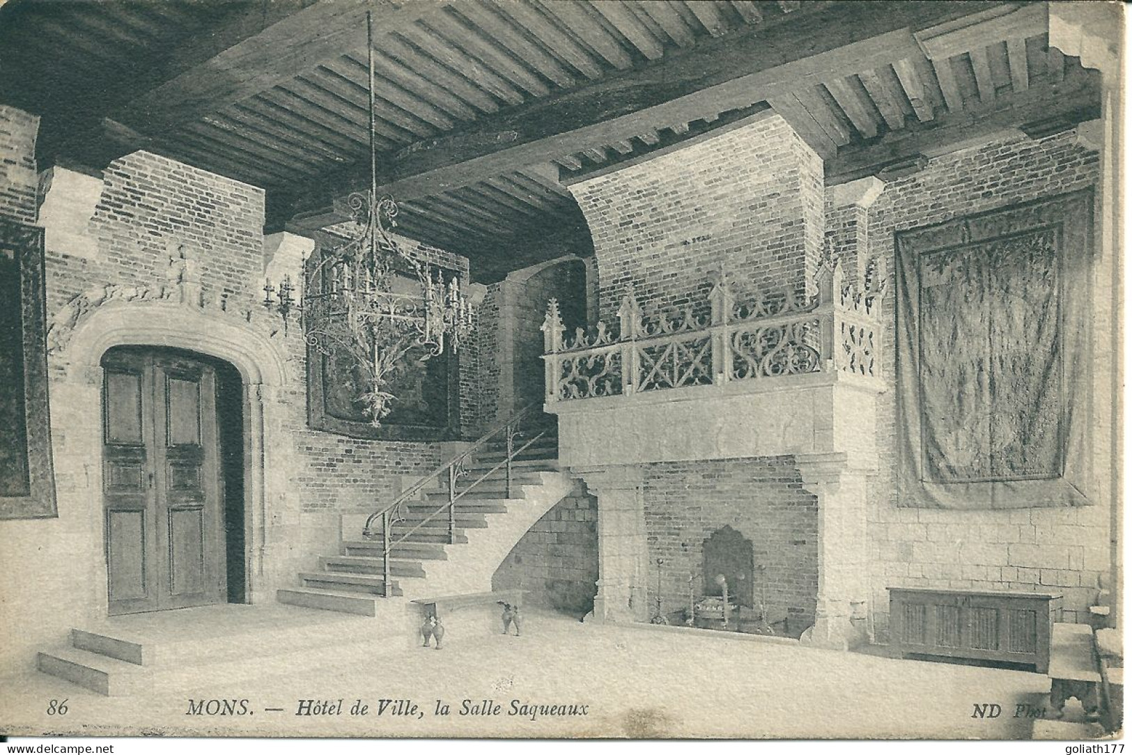 Mons - Hotel De Ville, La Salle Saquaeaux - Mons