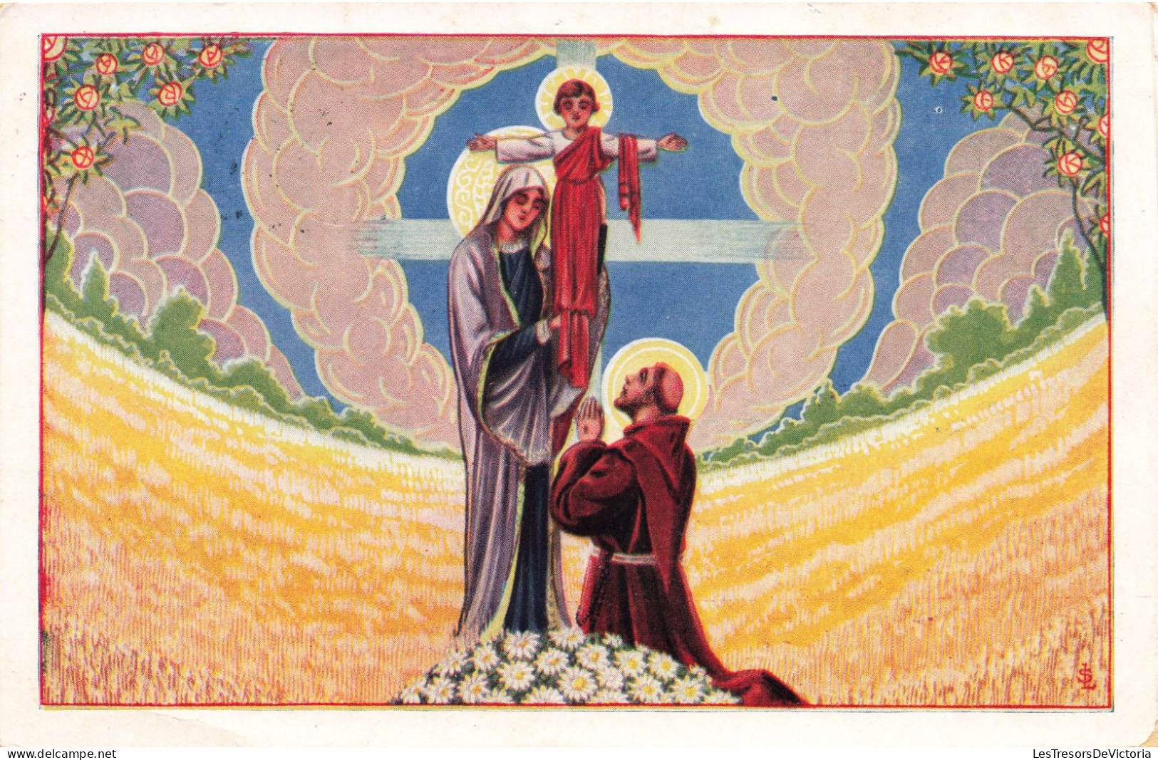 RELIGIONS & CROYANCES - CHRISTIANISME - SAINTS - Carte Postale Ancienne - Santi