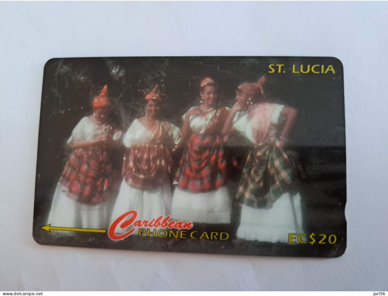 ST LUCIA    $ 20   CABLE & WIRELESS  STL-121A   121CSLA      Fine Used Card ** 14268** - Sainte Lucie