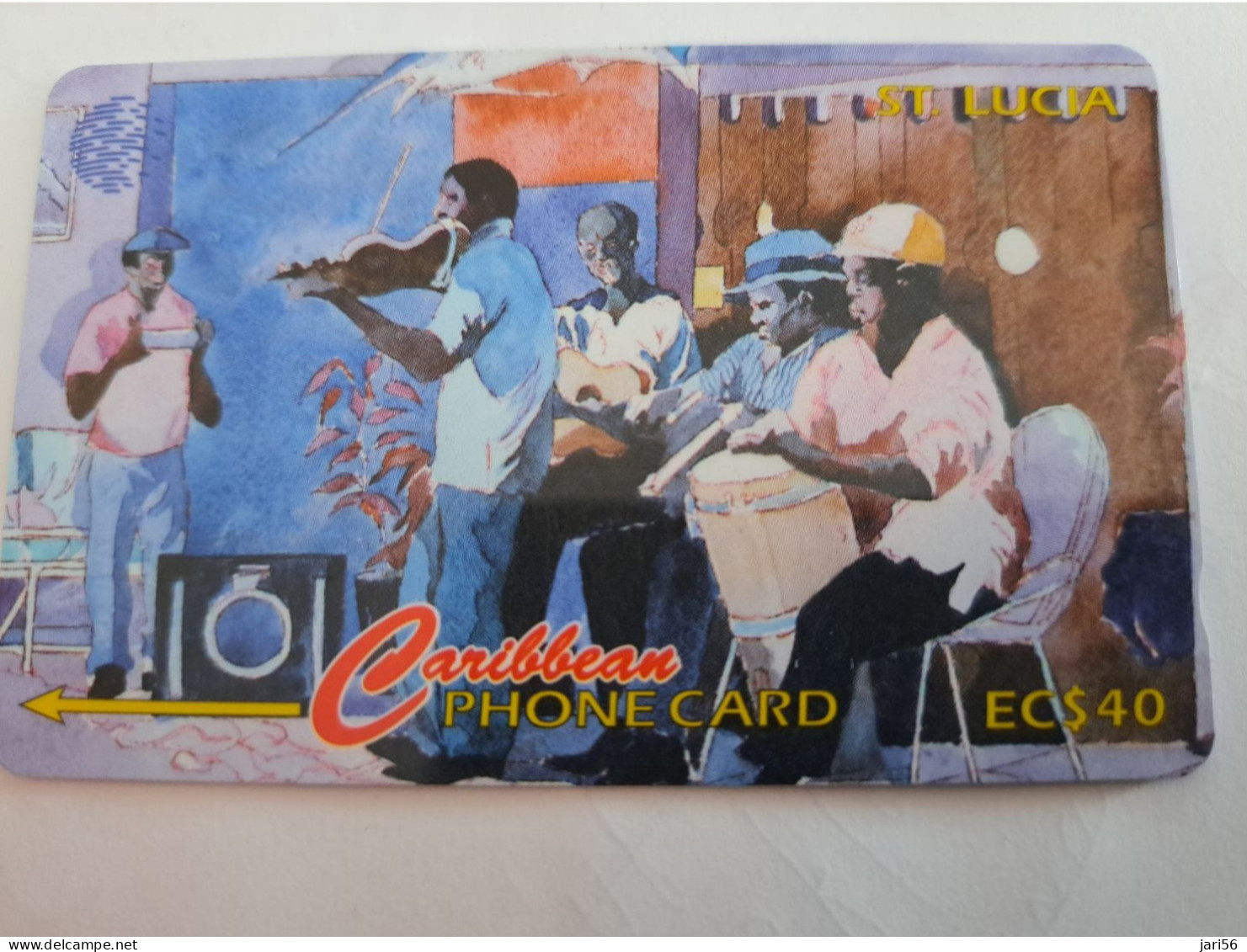 ST LUCIA    $ 40   CABLE & WIRELESS  STL-21C  21CSLC  PEOPLE OF ST LUCIA     Fine Used Card ** 14270** - Sainte Lucie