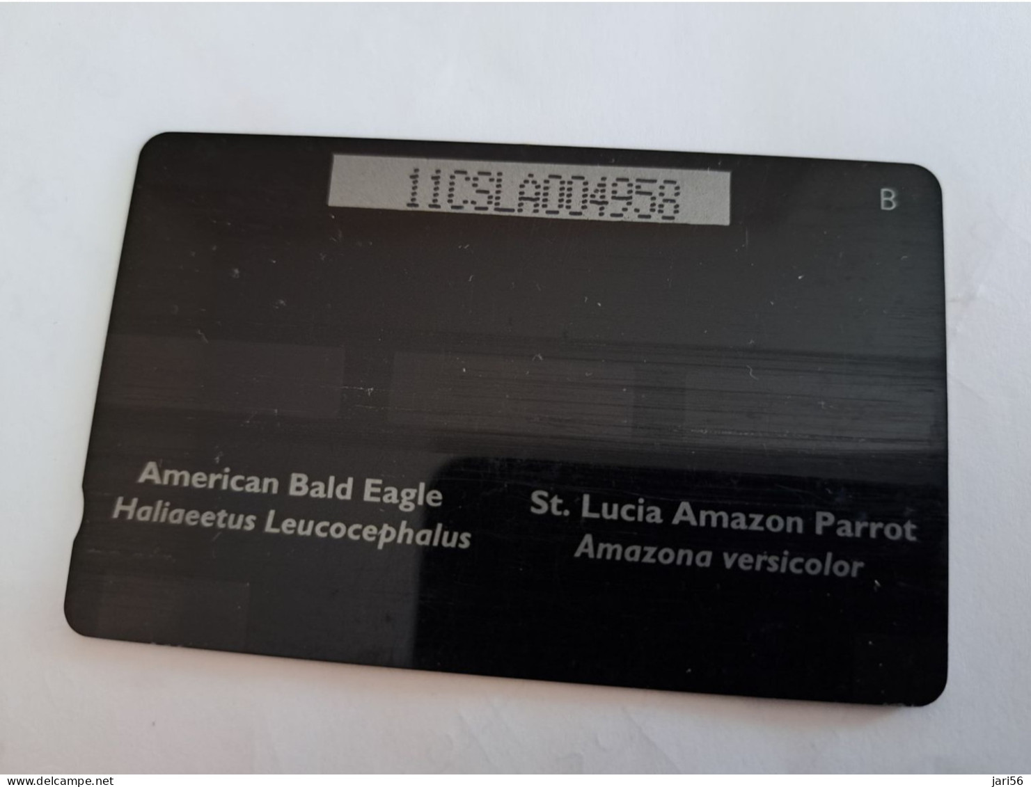 ST LUCIA    $ 53/$20  CABLE & WIRELESS   LUCIA PARROT/ AMERICAN AEGLE    11CSLA   Fine Used Card ** 14271** - St. Lucia