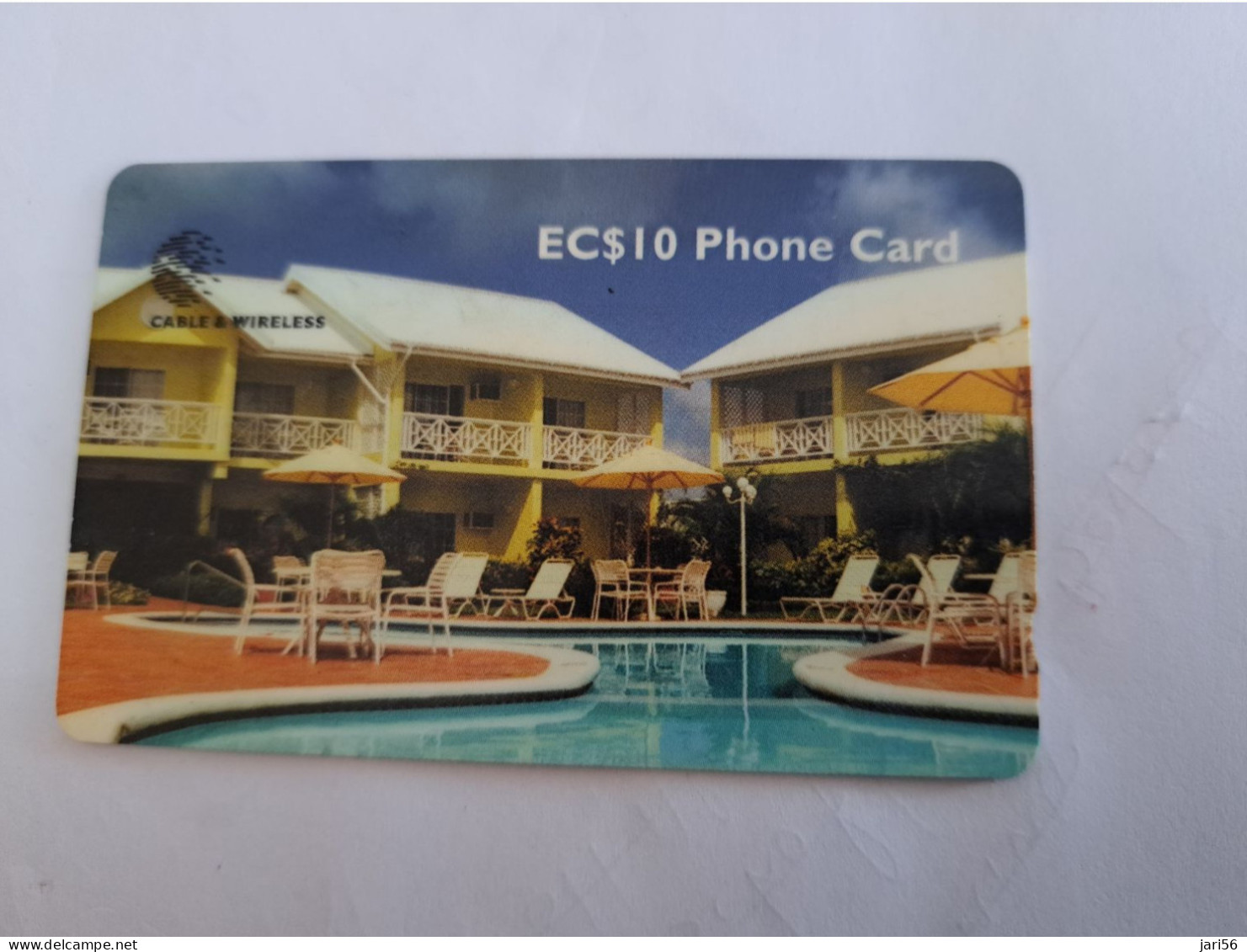 ST LUCIA    $ 10   CABLE & WIRELESS  STL-310A   310CSLA     BAY GARDEN HOTEL     Fine Used Card ** 14272** - Sainte Lucie