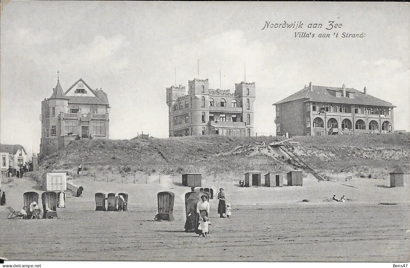 Noordwijk Aan Zee Villa's Aan T' Strand Ongelopen ±1905 - Noordwijk (aan Zee)