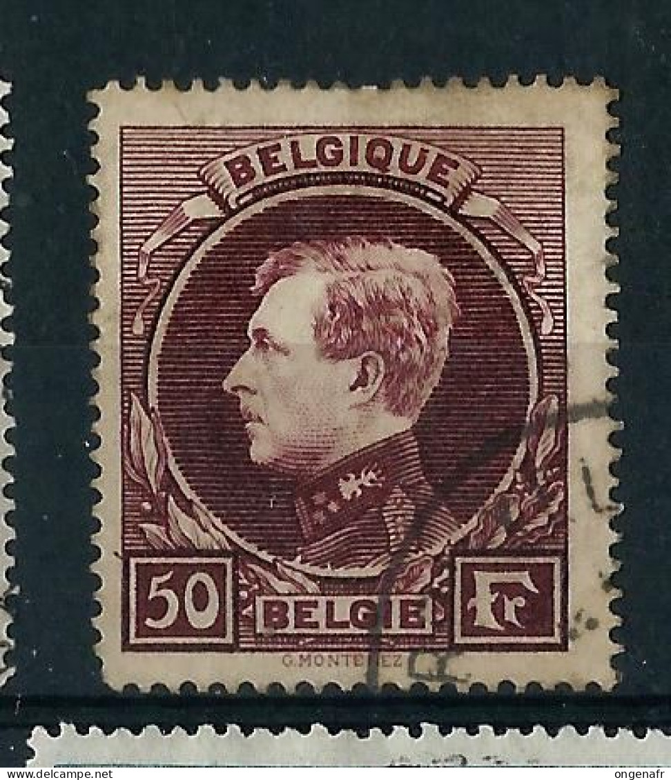 Dent. 14 X 14 1/2 : N° 291B - Lie De Vin Brunâtre   Obl. - 1929-1941 Grand Montenez