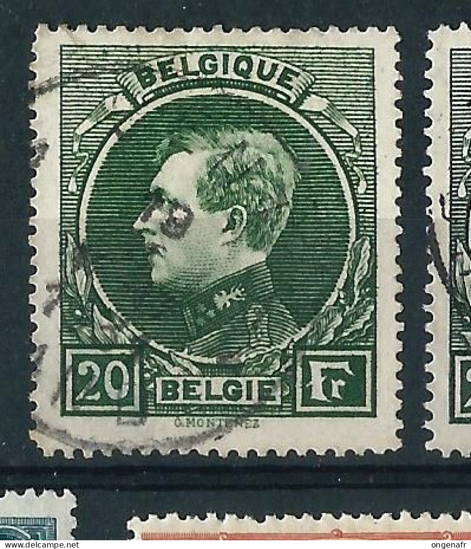 Dent. 14  : N° 290 - Vert    Obl. - 1929-1941 Grand Montenez