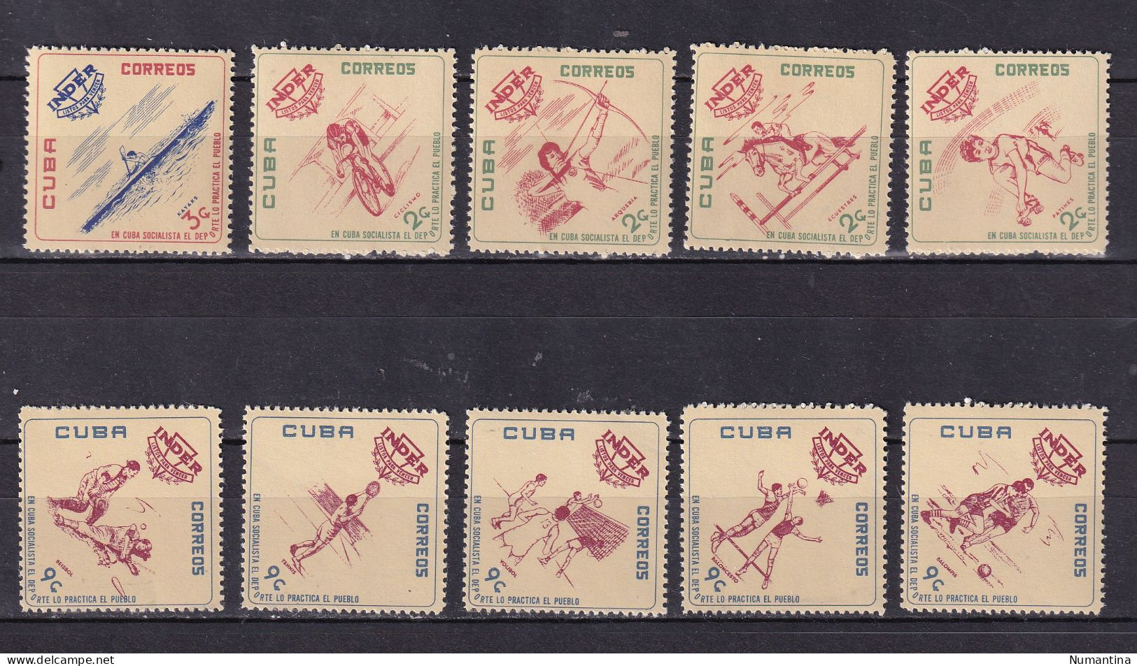 Cuba - 1850/1994 - Coleccion Sellos, series, Hojas, Minipliegos